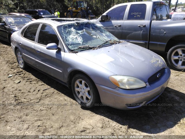 1FAFP56U37A185233 - 2007 FORD TAURUS SEL SILVER photo 1