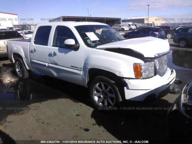 3GTEK03239G241041 - 2009 GMC SIERRA K1500 DENALI WHITE photo 1