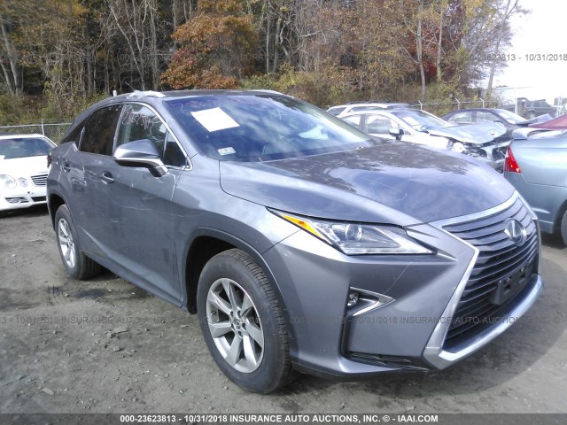 2T2BZMCA7JC144092 - 2018 LEXUS RX 350/BASE/F SPORT GRAY photo 1