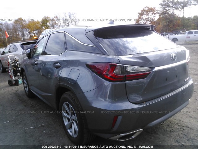 2T2BZMCA7JC144092 - 2018 LEXUS RX 350/BASE/F SPORT GRAY photo 3