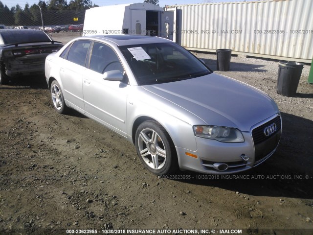 WAUDF78EX6A089438 - 2006 AUDI A4 2.0T QUATTRO SILVER photo 1