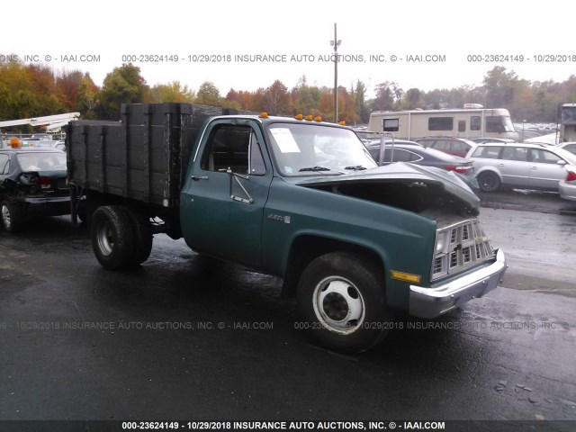 1GDHC34M3CV586933 - 1982 GMC C3500 GREEN photo 1