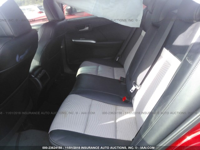4T1BF1FK1EU835932 - 2014 TOYOTA CAMRY L/SE/LE/XLE Qırmızı foto 8