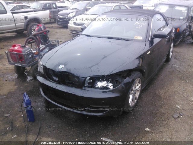 WBAUL73578VE89438 - 2008 BMW 128 I BLACK photo 6