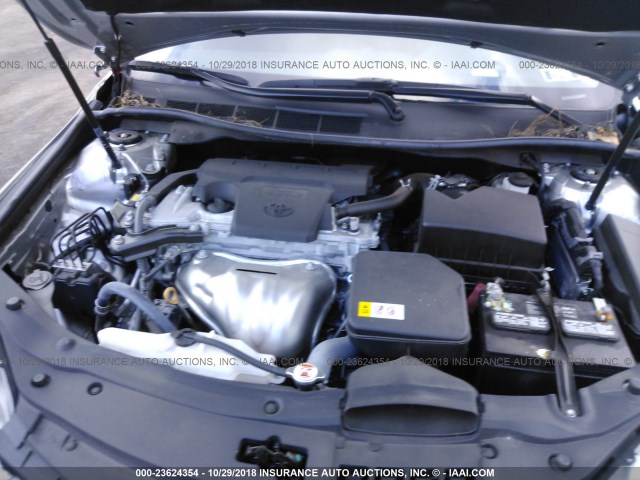 4T1BF1FK0HU333384 - 2017 TOYOTA CAMRY LE/XLE/SE/XSE GRAY photo 10