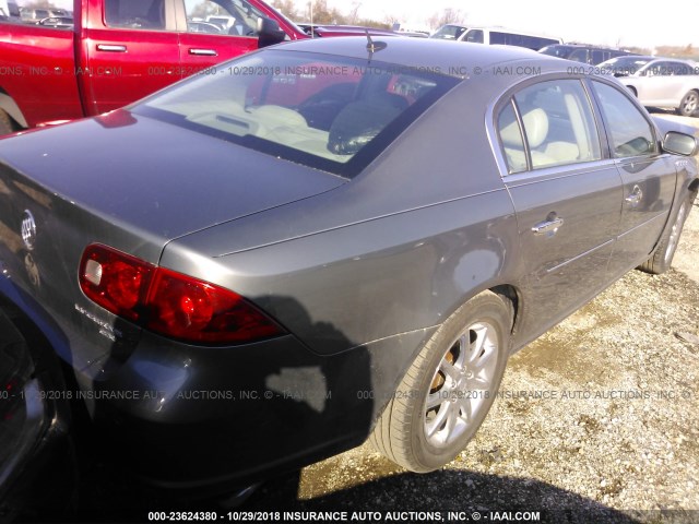 1G4HR57Y37U142083 - 2007 BUICK LUCERNE CXL GRAY photo 4