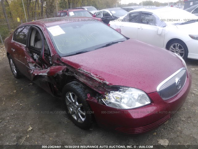 1G4HD57208U161721 - 2008 BUICK LUCERNE CXL RED photo 1