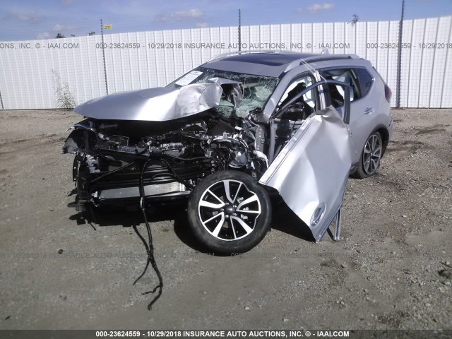 JN8AT2MT5JW467526 - 2018 NISSAN ROGUE S/SL/SV SILVER photo 2