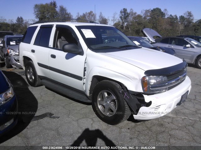 1GNDT13S442232257 - 2004 CHEVROLET TRAILBLAZER LS/LT WHITE photo 1