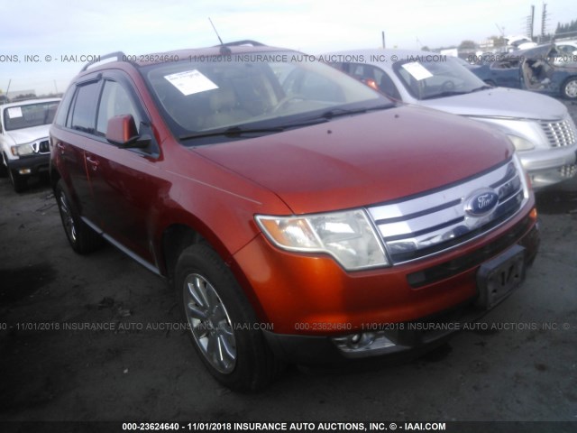 2FMDK39C57BB63936 - 2007 FORD EDGE SEL PLUS ORANGE photo 1