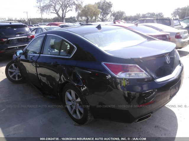 19UUA8F58EA006454 - 2014 ACURA TL TECH BLACK photo 3