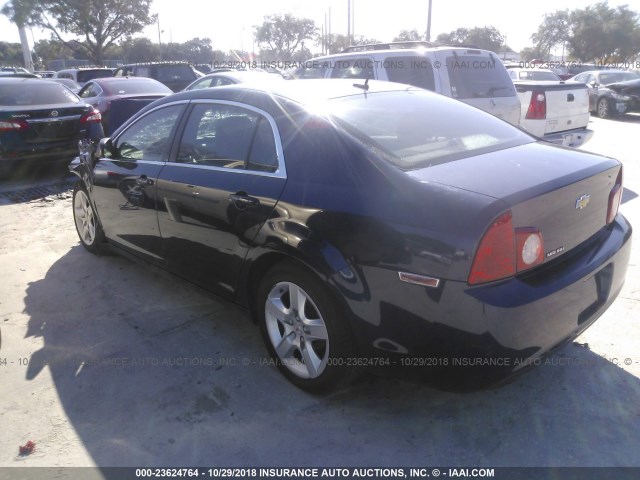 1G1ZB5E13BF188022 - 2011 CHEVROLET MALIBU LS 蓝色 照片 3