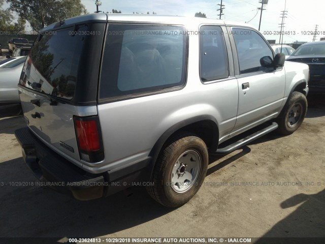 4F2CU44XXMUM13512 - 1991 MAZDA NAVAJO  SILVER photo 4