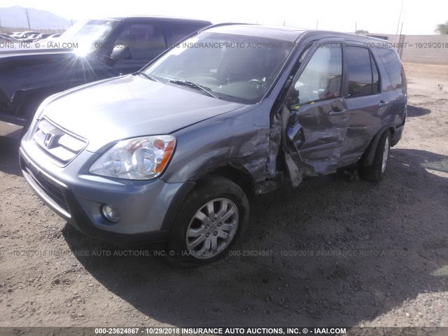 SHSRD78996U41293 - 2006 HONDA CR-V SE/EX GRAY photo 2