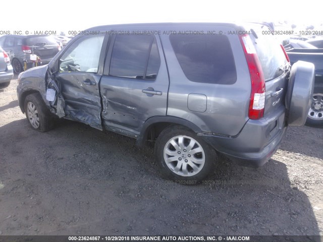 SHSRD78996U41293 - 2006 HONDA CR-V SE/EX GRAY photo 3