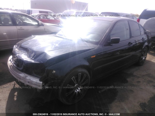 WBAET37485NJ85042 - 2005 BMW 325 I BLACK photo 2