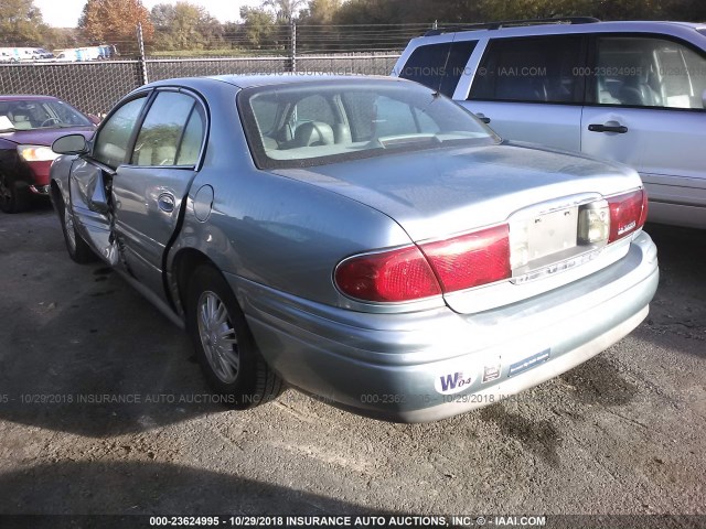 1G4HR54K93U215984 - 2003 BUICK LESABRE LIMITED BLUE photo 3