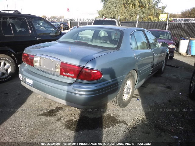 1G4HR54K93U215984 - 2003 BUICK LESABRE LIMITED BLUE photo 4