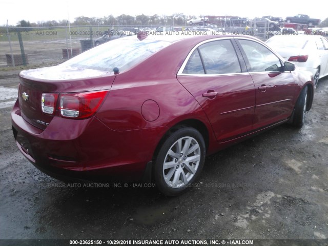 1G11E5SAXDF320057 - 2013 CHEVROLET MALIBU 2LT RED photo 4