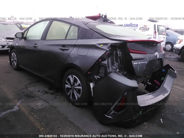 JTDKARFP9H3065955 - 2017 TOYOTA PRIUS PRIME  灰色 照片 3