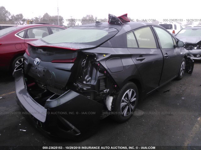 JTDKARFP9H3065955 - 2017 TOYOTA PRIUS PRIME  灰色 照片 4