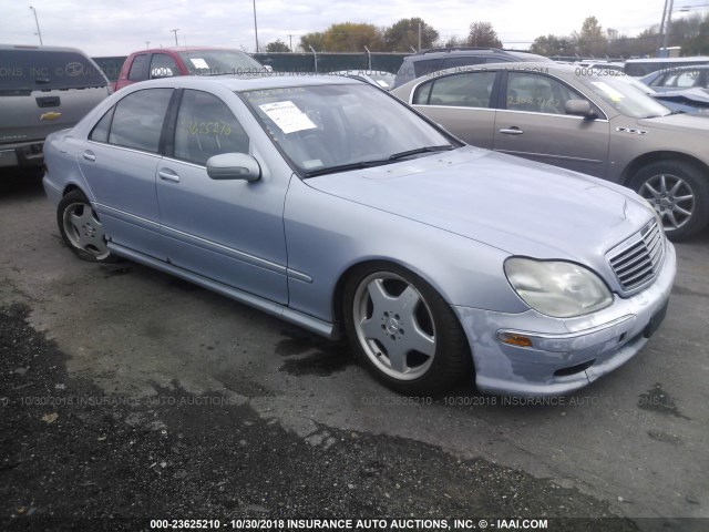 WDBNG70J82A249001 - 2002 MERCEDES-BENZ S 430 Light Blue photo 1