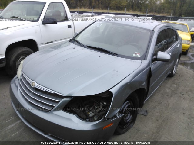 1C3LC66M17N646683 - 2007 CHRYSLER SEBRING LIMITED BLUE photo 2