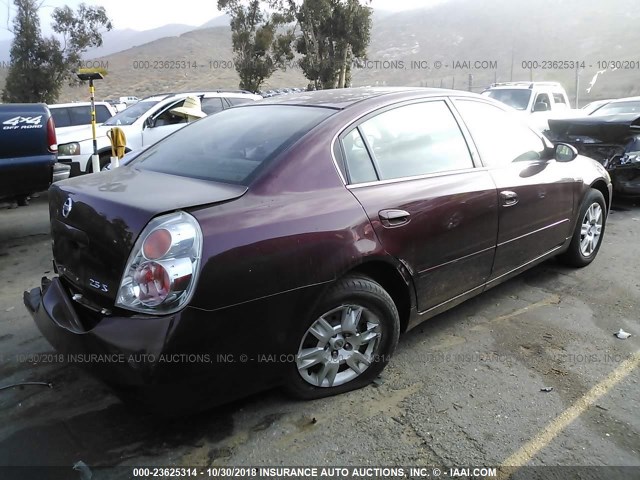 1N4AL11D16N358633 - 2006 NISSAN ALTIMA S/SL RED photo 4