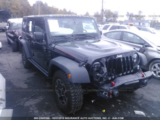 1C4HJWFG6GL232831 - 2016 JEEP WRANGLER UNLIMITE RUBICON BLACK photo 1