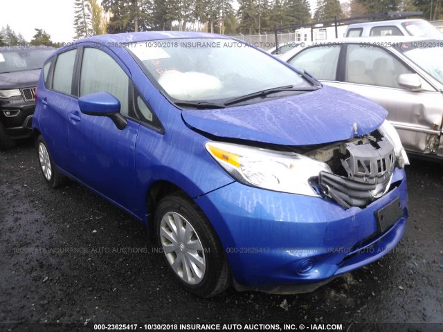 3N1CE2CP1FL430539 - 2015 NISSAN VERSA NOTE S/S PLUS/SV/SL/SR BLUE photo 1