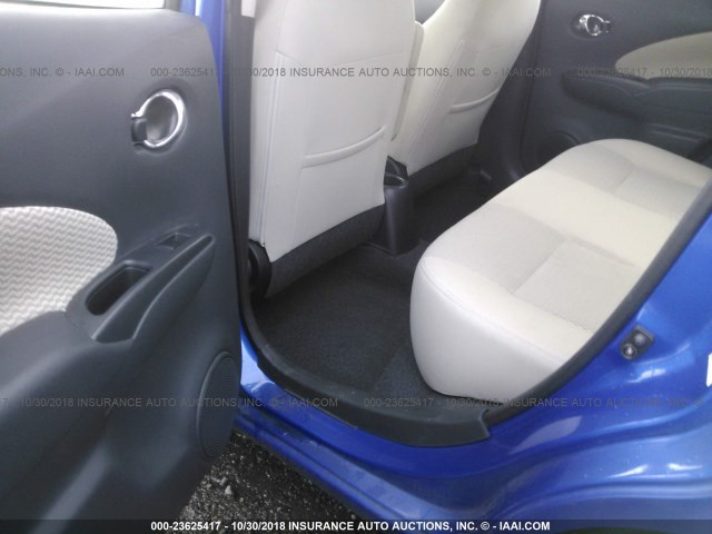 3N1CE2CP1FL430539 - 2015 NISSAN VERSA NOTE S/S PLUS/SV/SL/SR BLUE photo 8