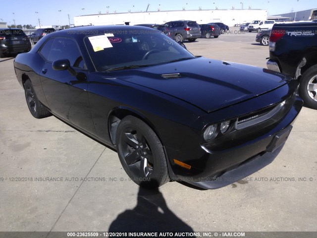 2C3CDYAG6EH293969 - 2014 DODGE CHALLENGER SXT BLACK photo 1