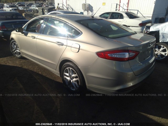 3FA6P0H75FR144536 - 2015 FORD FUSION SE GRAY photo 3