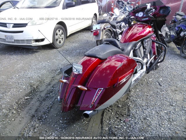 5VPYW36N9F3044562 - 2015 VICTORY MOTORCYCLES MAGNUM 红色 照片 4