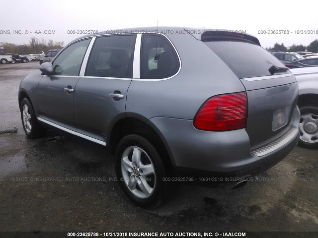 WP1AB29P44LA75460 - 2004 PORSCHE CAYENNE S SILVER photo 3