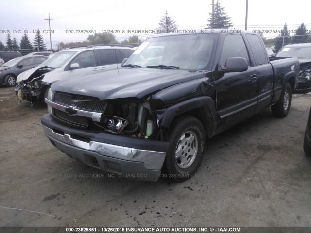 2GCEC19V931303725 - 2003 CHEVROLET SILVERADO C1500 BLACK photo 2