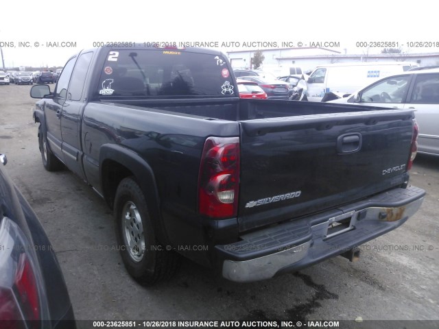 2GCEC19V931303725 - 2003 CHEVROLET SILVERADO C1500 BLACK photo 3