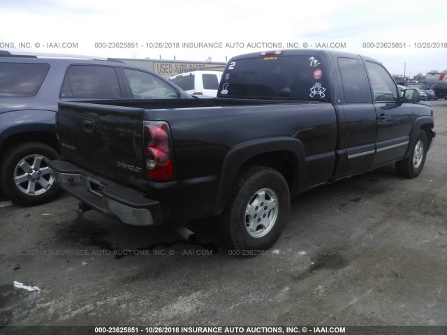 2GCEC19V931303725 - 2003 CHEVROLET SILVERADO C1500 BLACK photo 4