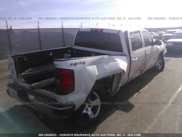 3GCUKREC3FG131379 - 2015 CHEVROLET SILVERADO K1500 LT WHITE photo 4