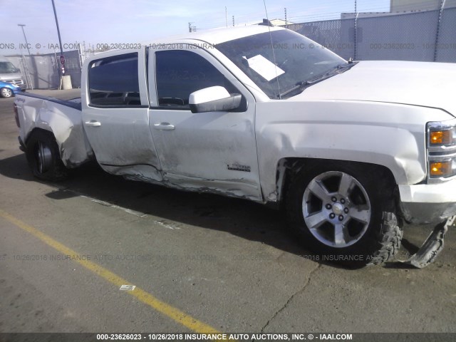 3GCUKREC3FG131379 - 2015 CHEVROLET SILVERADO K1500 LT WHITE photo 6