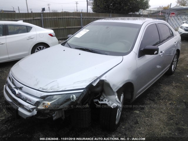 3FAHP0GAXBR243286 - 2011 FORD FUSION S SILVER photo 2