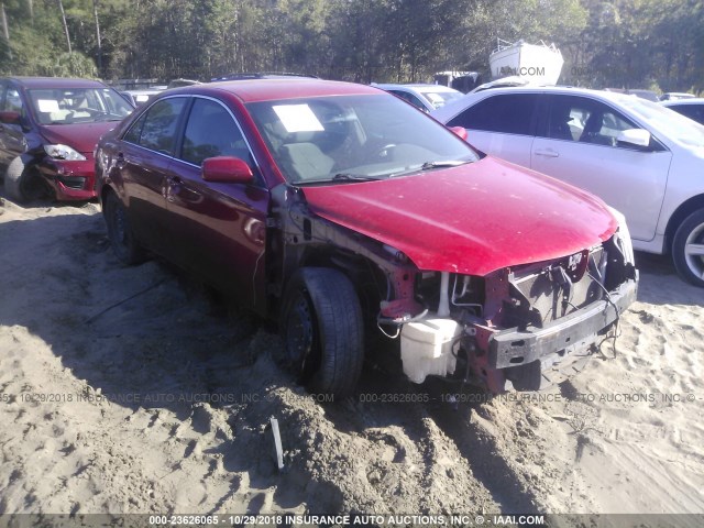 4T4BF3EK0BR111275 - 2011 TOYOTA CAMRY SE/LE/XLE RED photo 1