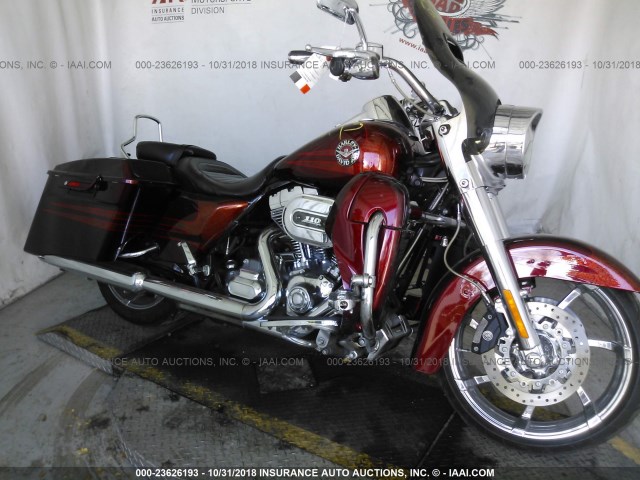 1HD1PG816DB962804 - 2013 HARLEY-DAVIDSON FLHRSE4 CVO BURGUNDY photo 1