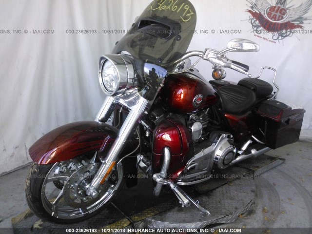 1HD1PG816DB962804 - 2013 HARLEY-DAVIDSON FLHRSE4 CVO BURGUNDY photo 2