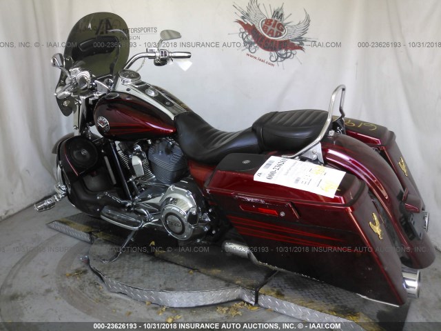 1HD1PG816DB962804 - 2013 HARLEY-DAVIDSON FLHRSE4 CVO BURGUNDY photo 3