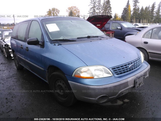 2FTZA54492BB12487 - 2002 FORD WINDSTAR BLUE photo 1