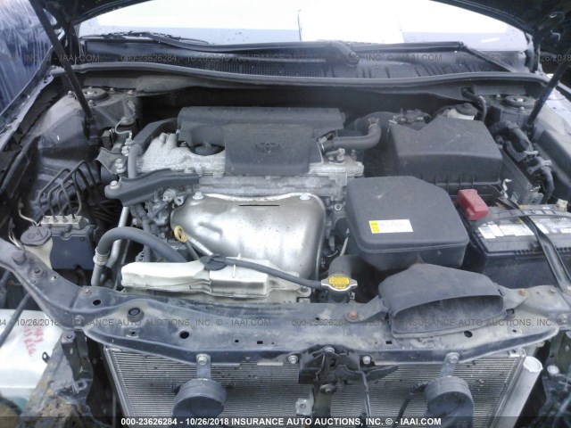 4T1BF1FK1FU092139 - 2015 TOYOTA CAMRY LE/XLE/SE/XSE BLACK photo 10