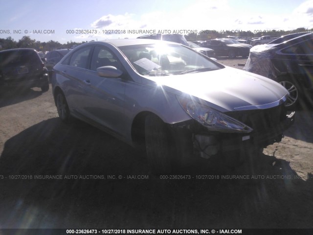 5NPEC4AC1BH236594 - 2011 HYUNDAI SONATA SE/LIMITED SILVER photo 1