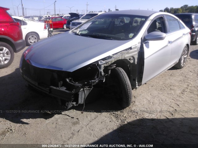 5NPEC4AC1BH236594 - 2011 HYUNDAI SONATA SE/LIMITED SILVER photo 6