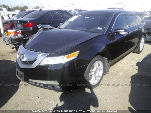 19UUA86539A026648 - 2009 ACURA TL BLACK photo 2